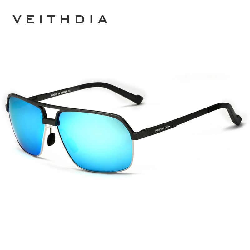 

VEITHDIA Aluminum Magnesium Polarized Men's Sunglasses Square Vintage Male Sun glasses Eyewear Accessories oculos For Men 6521