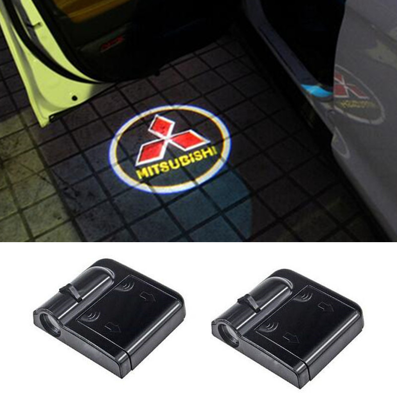 

Led Car Door Logo Lights For Mitsubishi Asx Lancer 10 9 Outlander Pajero Sport L200 Galant Carisma Grandis Eclipse Montero