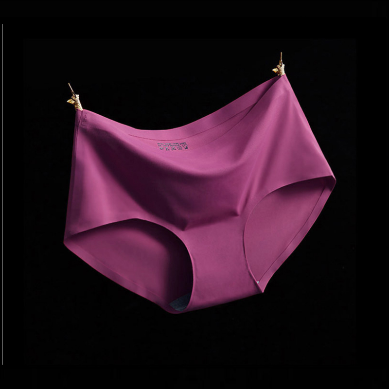 

Hot Sale Summer Style Underwear Women M  XL Sexy Ladies Girls Seamless Panties Briefs Intimates Calcinha Bragas, Rose pink 2102