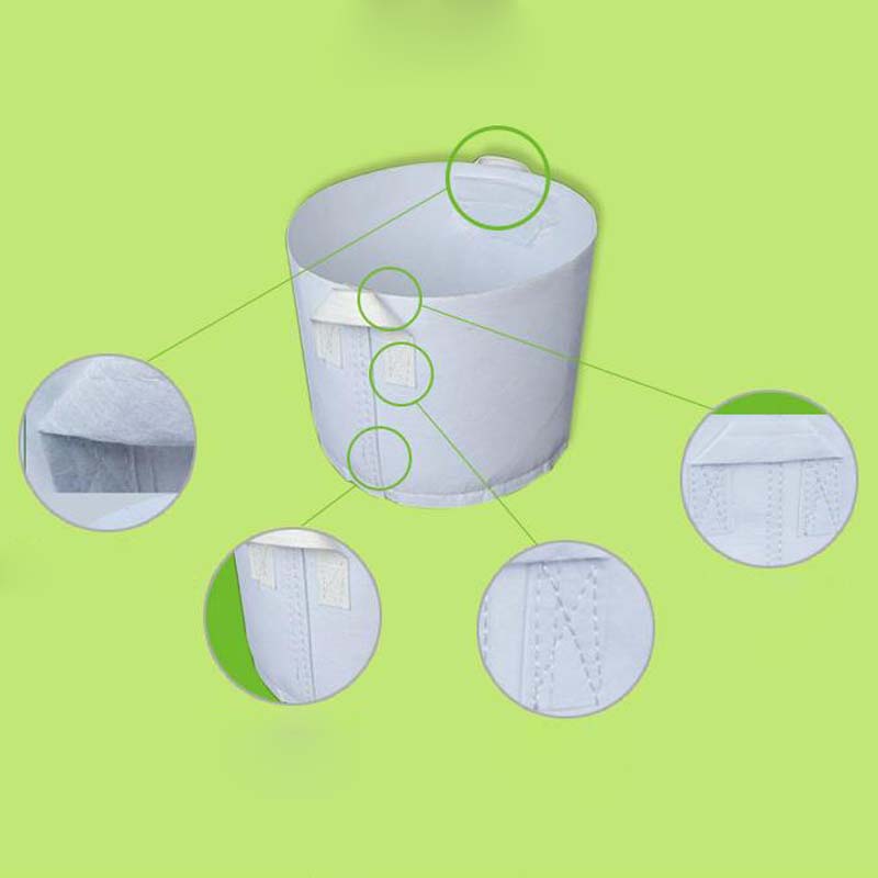 

Reusable Round Nonwoven Fabric Pots Plant Pouch Root Container Grow Bag Aeration Container Garden Supplies pot