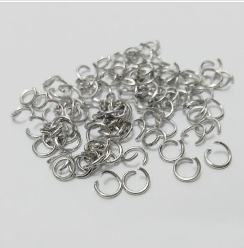 

1000PCs dull silver Open Jump Ring Split Rings Jewelry Finding For Jewelry Making 5mm