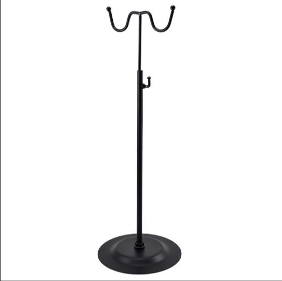 

10pcs High quality Black handbag display stand women bags display rack W-shape wig purse shoes cap display holder fashion Boutique props