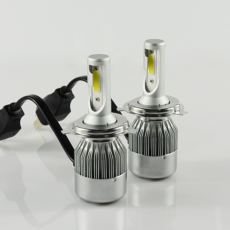 

10 sets Shipping by DHL H4 H13 H11 9007 H7 Car LED Headlight Bulb 7600LM 6000k 72W Automobiles LED Headlamp ALL-IN-ONE Car Styling