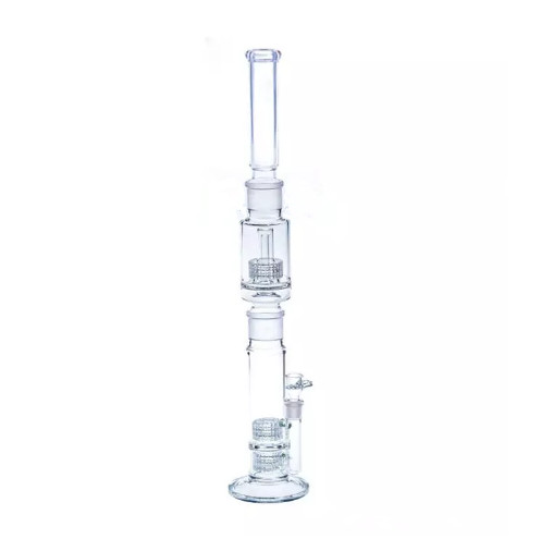 

Build A Bong 3 Pieces Beaker Clear Straight Glass Bongs Birdcage Perc Base Free Shipping