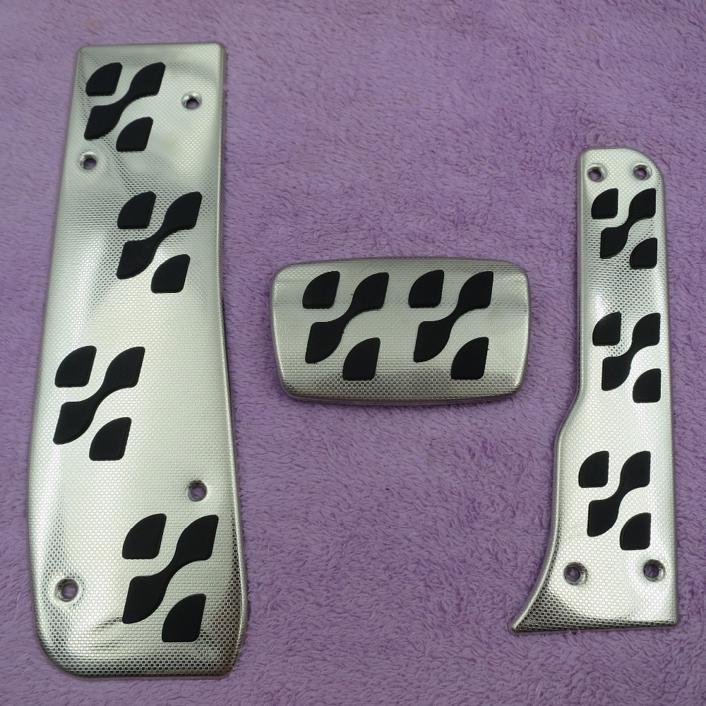 Accesorios de coche para Cadillac ATS acelerador reposapiés y freno de Gas en la placa de la almohadilla del Pedal, cubierta adhesiva de estilo d