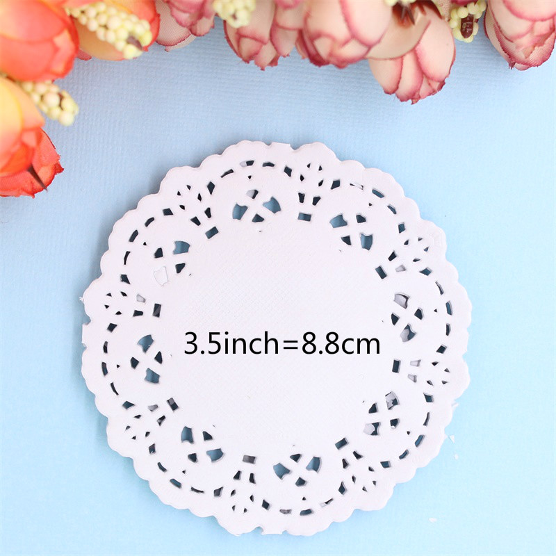 20pcs 4.5/"//11cm Flower Round Circle Lace Doilies paper Party craft Scrapbooking