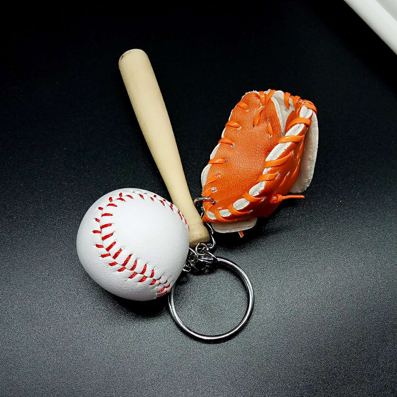 

Good A++ Creative baseball key holder baseball fan supplies gifts sports souvenirs KR154 Keychains mix order 20 pieces a lot