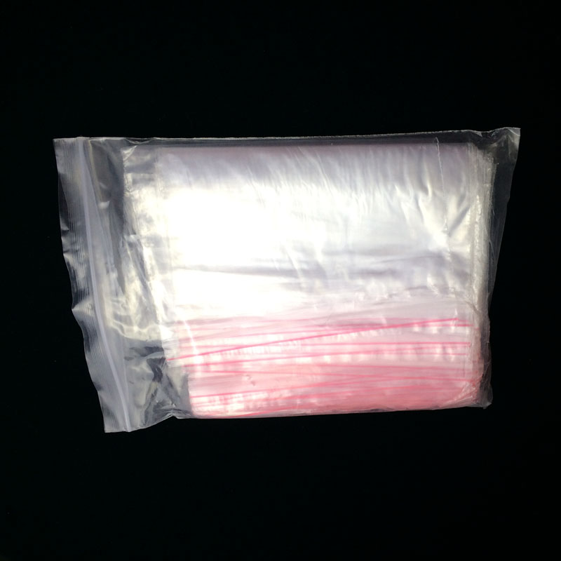 Clear Poly Zipper Bags 1.8 mils Plastic Reclosable Gift Bags 2.3/”x3.1/” Pack of 100 for Small Crafts