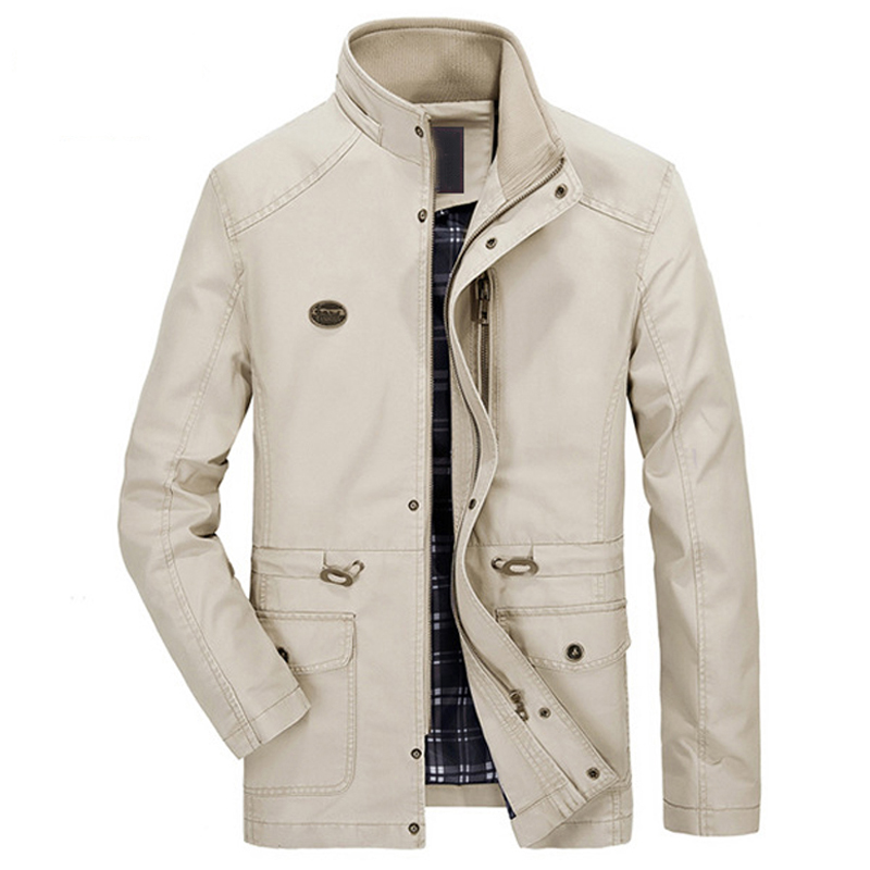 Wholesale- China Import Business Male Hooded Trench Coats Plus 5XL High Quality Mens Winter Coat ing Outwear Windbreaker For Men S2269