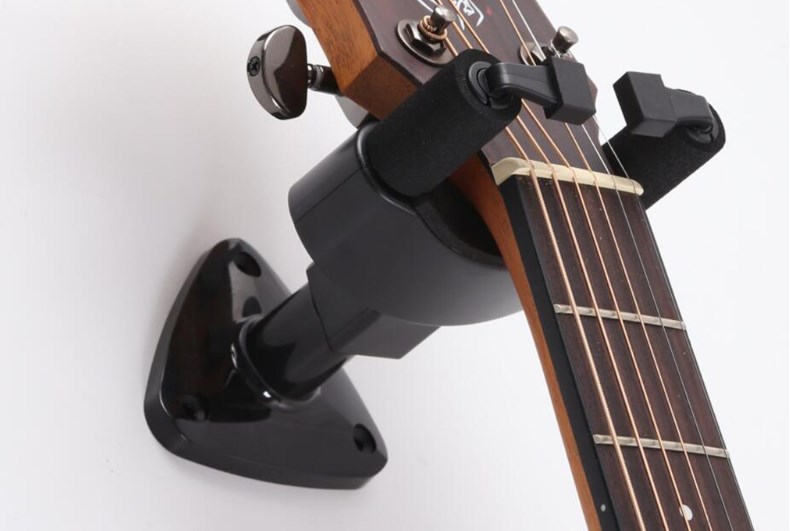 

High quality Free shipping Guitar Hanger Hook Holder Wall Mount Stand Rack Bracket Display For All Size Violin Guitars Bass Ukulele MH20