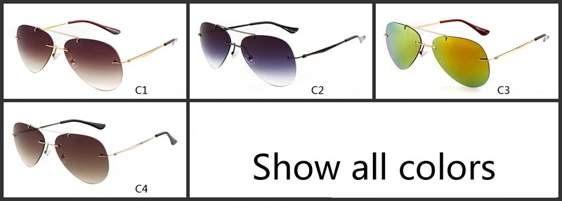 2017 Hot brand Fashion design sunglasses new metal frame sunglasses UV400 anti-UV grade wholesale