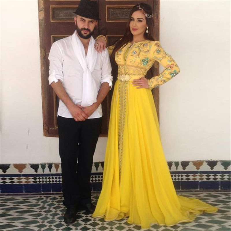 

Hot Sale Dubai Beads Evening Dresses Long Arabic Kaftan Muslim Long Sleeve abendkleider Evening Dress Robe De Soiree, Sage