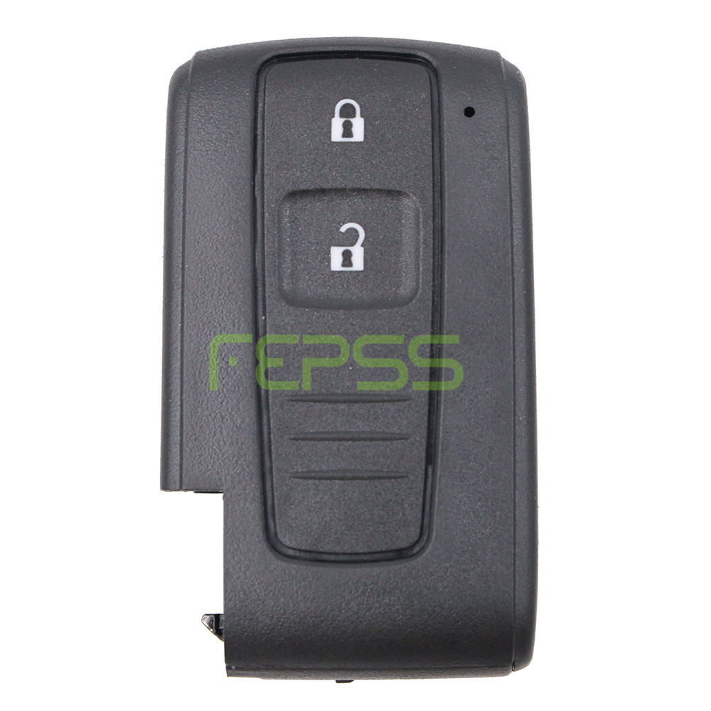

High Quality Replacement Shell Keyless Entry Smart Remote Key Case Fob 2 Button for Toyota Prius Corolla Verso, Black