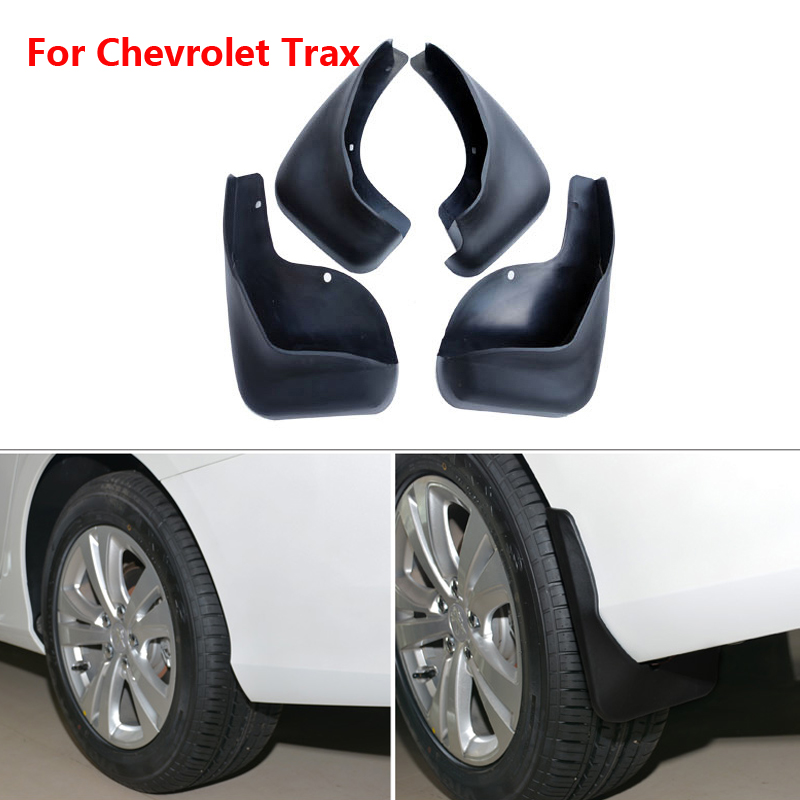 Brand New For Chevrolet Trax 4pcs High Quality ABS Mud Flaps Splash Guards Car Fender Mudguard