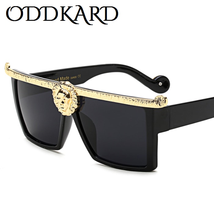 

ODDKARD Vintage 2019 Fashion Sunglasses For Men and Women Classic Designer Square Sun Glasses Oculos de sol UV400, White;black