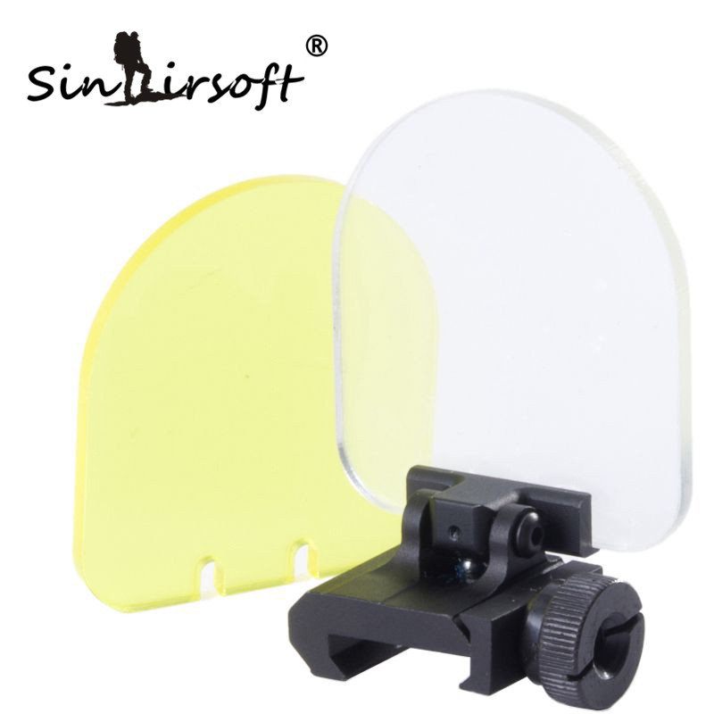 

SINAIRSOFT New bulletproof lens cover protector folding for airsoft 551 552 553 556 557 scope red green dot sight Black hunting
