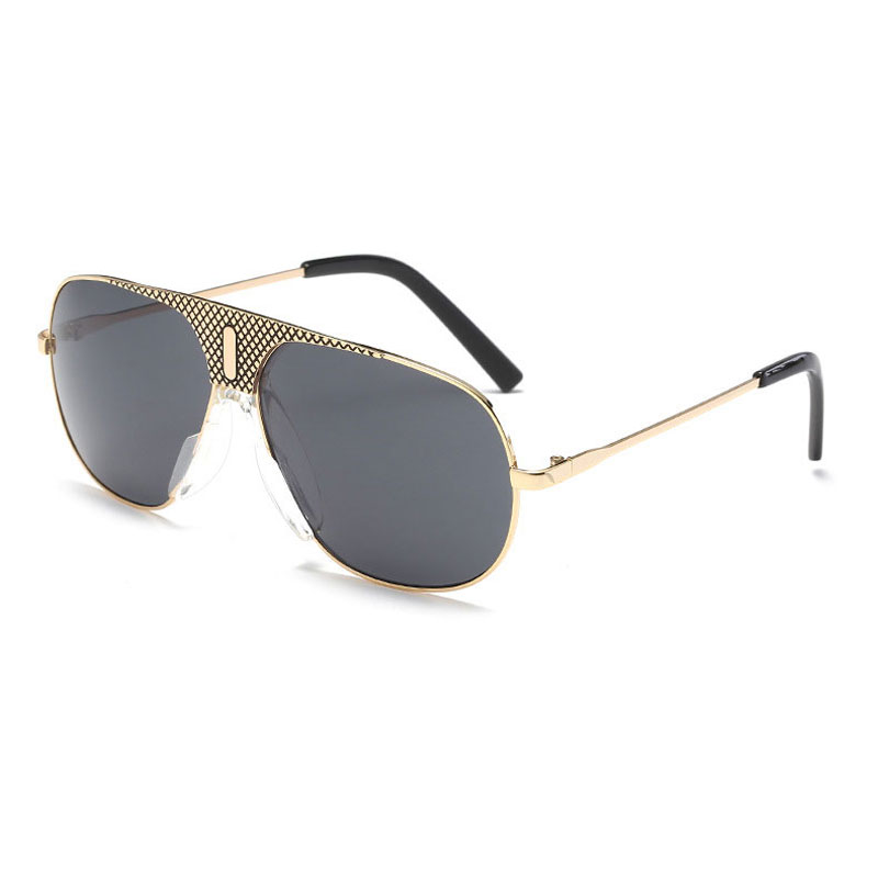 Vente chaude Nouvelles lunettes de soleil à la mode crapaud Lentilles Personnalité Cadre en métal protection UV400 rétro et Mode hommes femmes Be