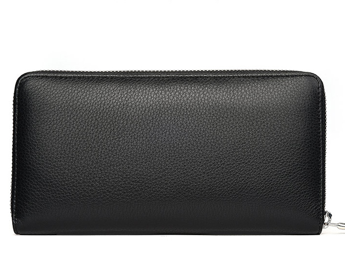 

Excellent ! Fashion waterproof canvas and genuine leather zippy zip wallet, Chocolate60015