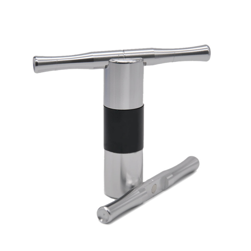 

New Design Aluminum Metal Pollen Press Presser Compressor Herb Grinder Tobacco Spice Crusher Grinder Hand Muller