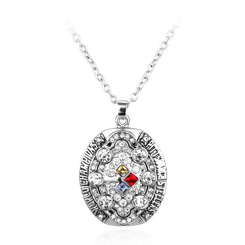 

2017 New Pendant Necklaces arrival Men fashion sports jewelry championship necklace fans souvenir gift free shipping