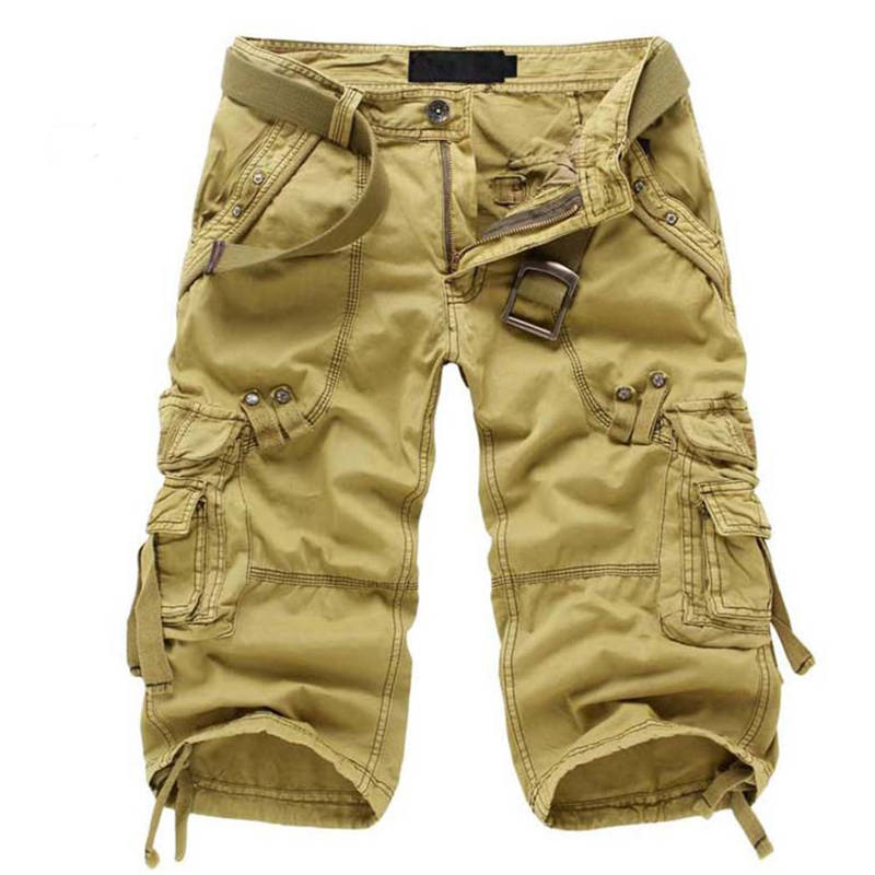 Wholesale-Men Shorts Army Cargo Shorts Pockets Design Trousers High Quality Cotton Design Camouflage New Fashion 016