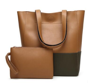 2017 nouveau sac de femmes de mode européenne et américaine sac à bandoulière portable dames Tott frappé couleur paquet de grande capacité fille