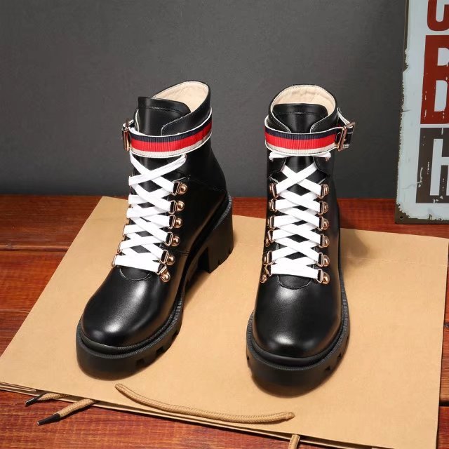 

Fashion Brand Womens Martin Ankle Boot Platform Autumn Winter 100% Real Leather Booties Ladies Snow Keep Warm Shoes Free Shipping Size 35-40, With brand logo