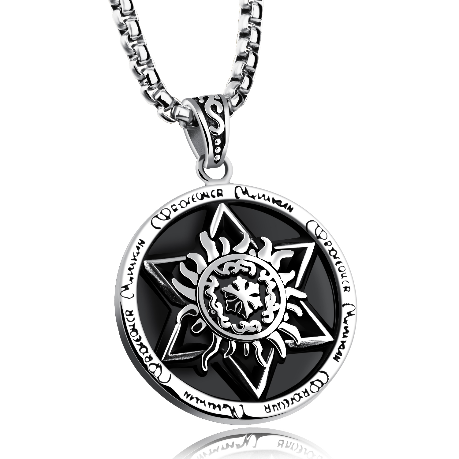 

Powerful Pentacle Necklaces Pentagram Seal of Solomon Pendant