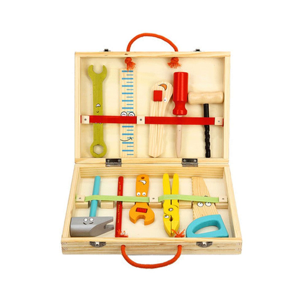 herramientas de madera para niños