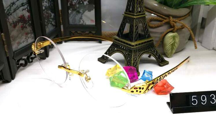 

new fashion rimless round glasses mens wood sunglasses 2020 summer styles sports buffalo horn glasses clear lens lunettes gafas