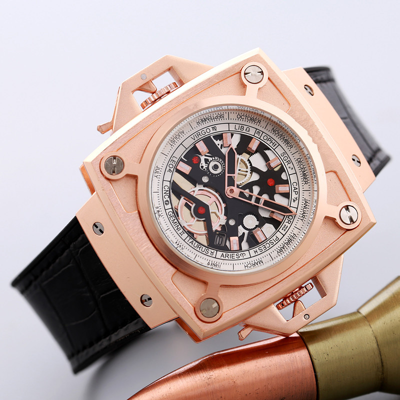 

2019 latest version of the silicone strap sports brand military men wathes center clock calendar reloje man watches the freedom of man's lei