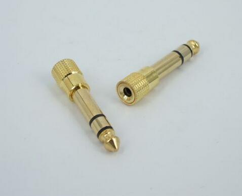 

New 6.5mm 1/4"Male plug to 3.5mm 1/8"Female Jack Stereo Headphone Audio Adapter