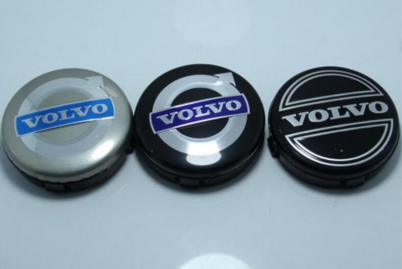 Insignias Ford con el distintivo de la marca para el centro del eje de las llantas del coche color azul 4 piezas de 60 mm.