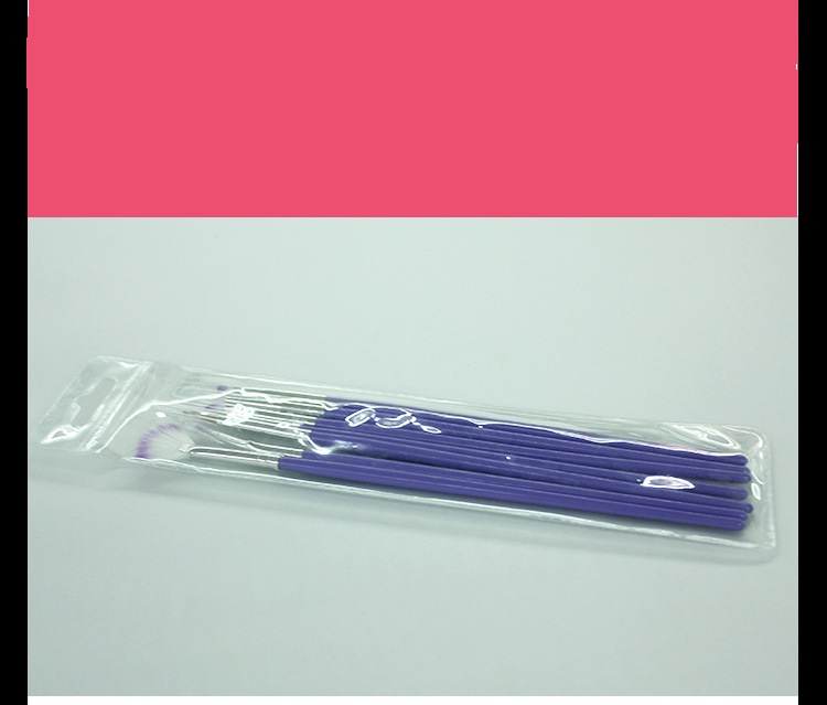 

Wholesale Purple Nail Art Design Brush Manicure For Painting Dotting Tool Brushes Pen Set 7PCS, Yellow