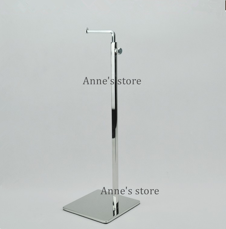 

Free shipping handbag display stand, women bags display rack,adjustable metal hat wig Purse silk scarf hanger display holder rack
