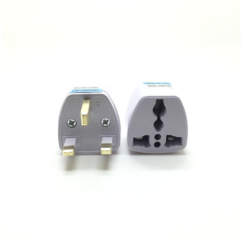 

UK Version Travel Converter Charger Transfer AC Power Plug Adapter for UK India Pakistan Singapore Free Shipping