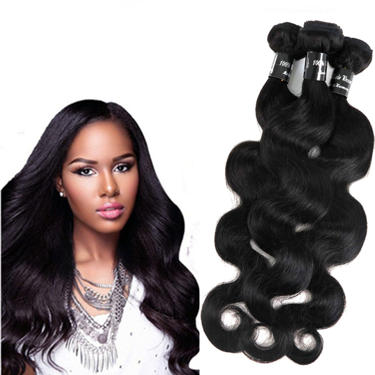 

100% Unprocessed Brazilian Virgin Human Hair Weaves Bundles 8-34inch Peruvian Malaysian Indian Mongolian Remy Human Hair Wefts Extensions, Natural color