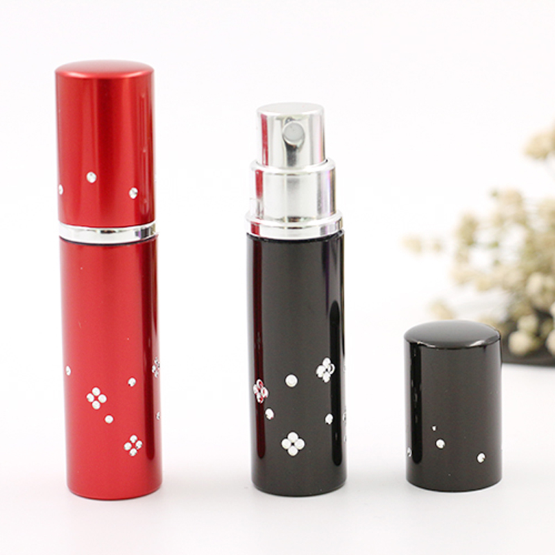 

5ml 5CC Travel Mini Refillable Aluminum Portable Empty Atomizer Perfume Bottles Scent Pump Spray Case parfum airless cosmetic containers