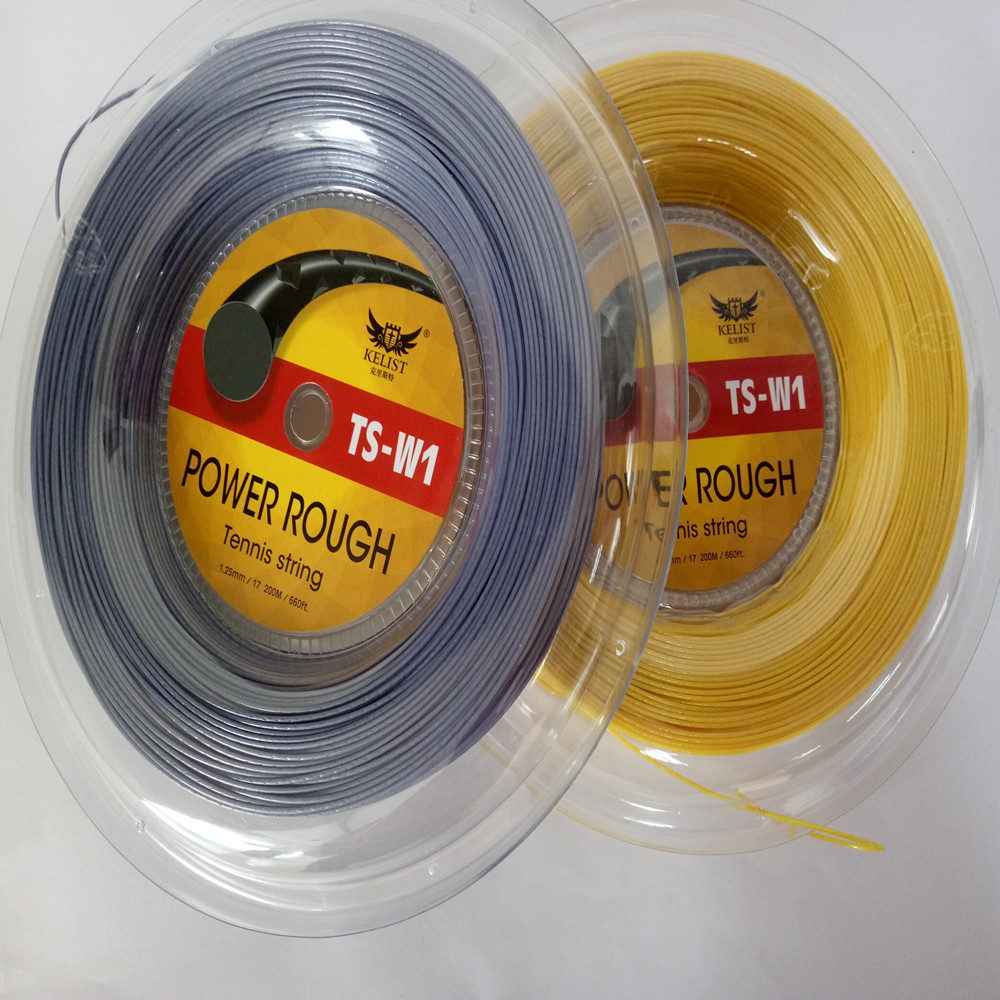 

New Alu Power Rough tennis string,660ft,1.25MM,Silver color,high quality as luxilon