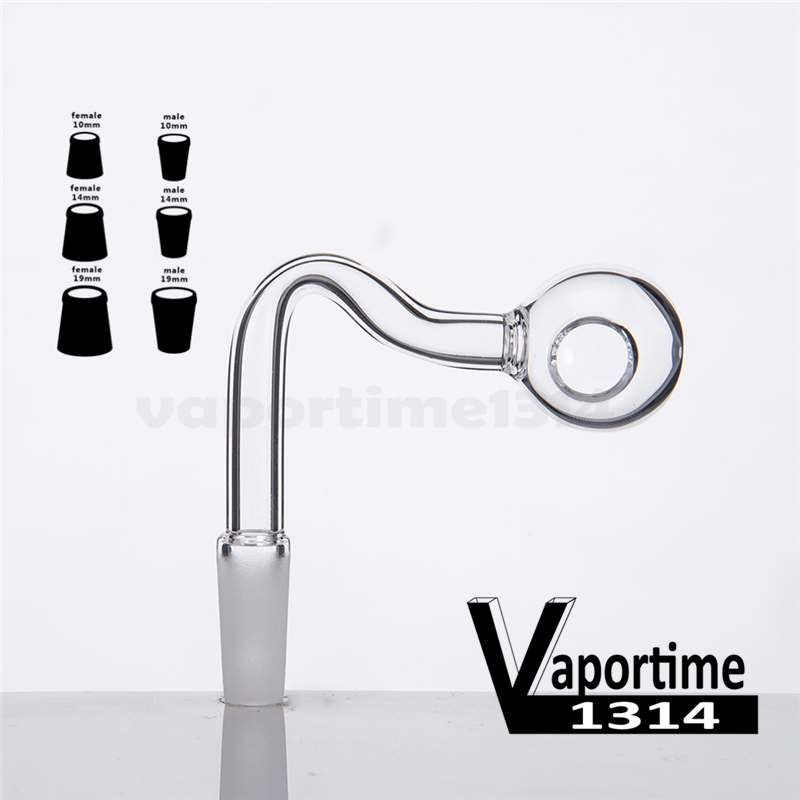 

Stock Quartz Pipe Oil Burner High Quality 10mm 14mm 18mm Joint Female Male Frosted Joint Quartz Nail Club Bowls dab rig 151