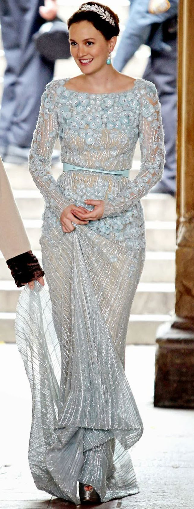 elie saab blair wedding dress