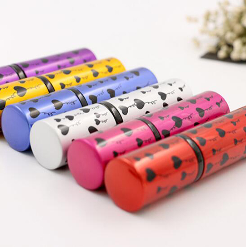 

6 colors 5ML lover Heart Empty Perfume Bottle Love balloon Aluminium Refillable Bottle Portable Metal Spray Atomizer