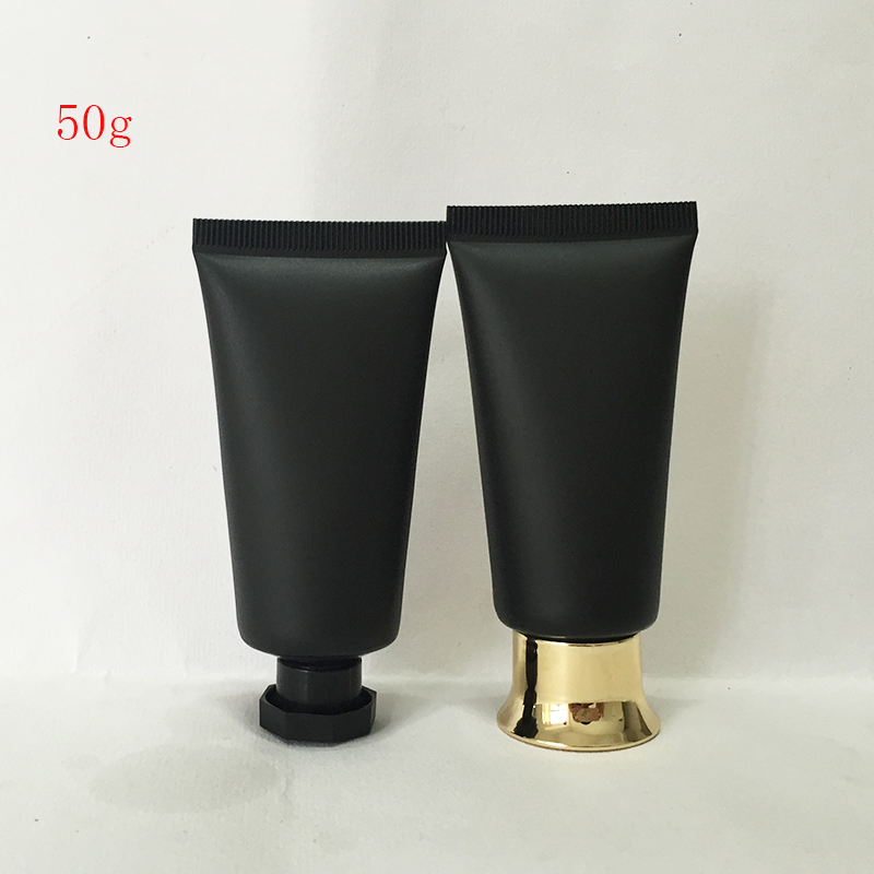 

(50pcs/lot)50ML black Empty Tube Cosmetic Cream Lotion Shampoo Containers Facial cleanser