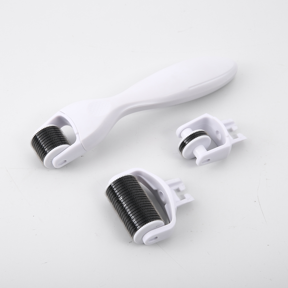 dhl free FREE SHIPPING 3 In 1 1200 600 180 Micro Needles Therapy Derma Roller Needle Roller System 0.25-3.0mm Size Home Use Beauty Device-image-395271627