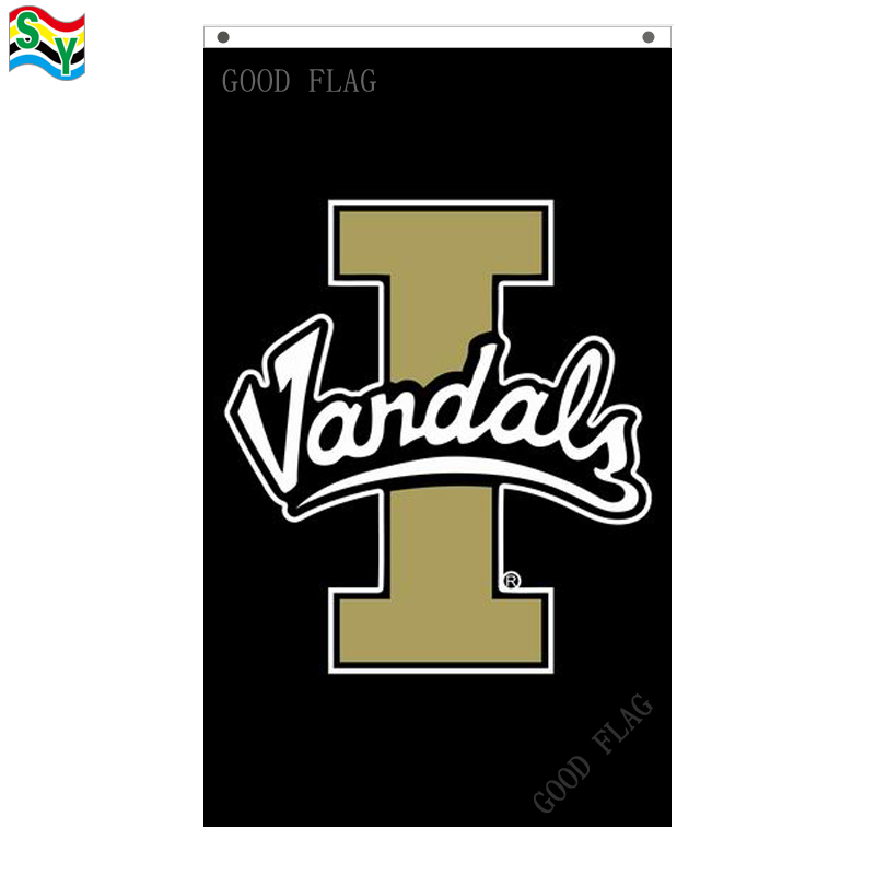

GoodFlag Free Shipping idaho vandals house flag banner 3X5 FT 90*150CM Polyster Outdoor Flag