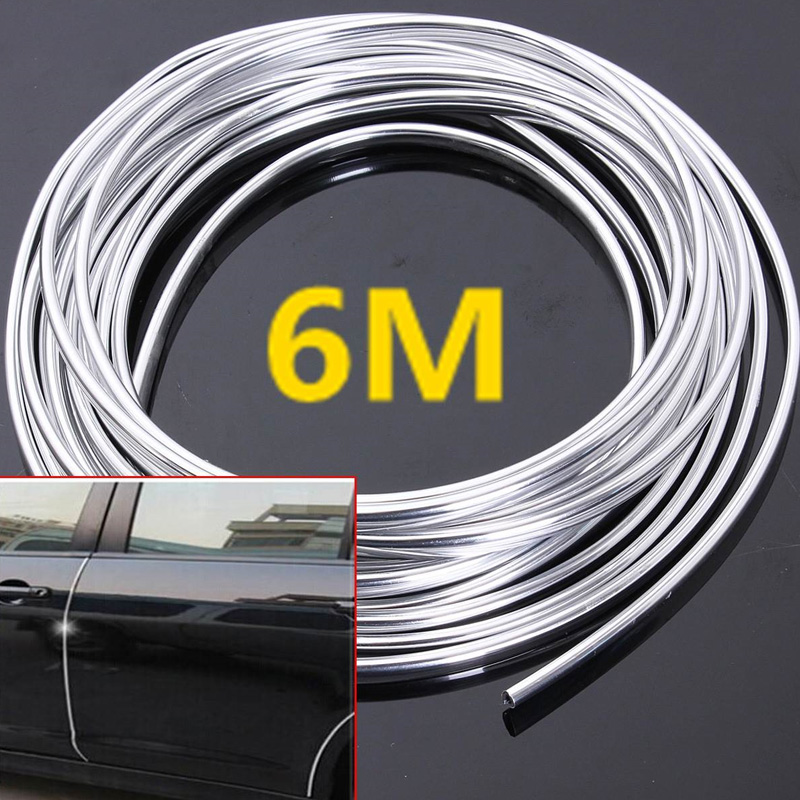 6m voiture Protection de porte éraflures et forme Edge Revêtement rayures