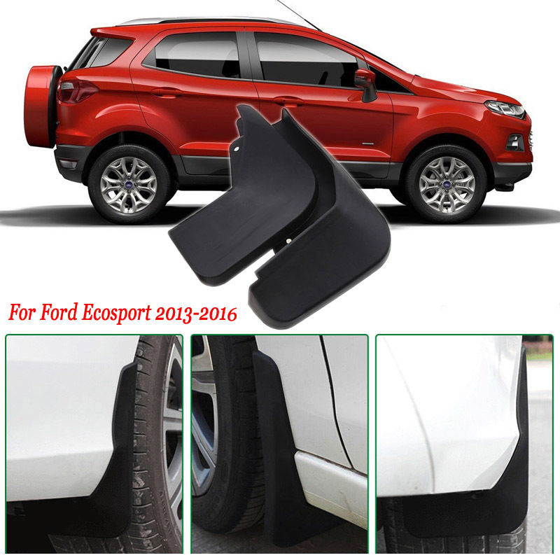 4x Front/Rear Car Mud Flaps Splash Guard Mudguard Mudflaps Car Fender For Ford Ecosport 2013-2016-image-399665479