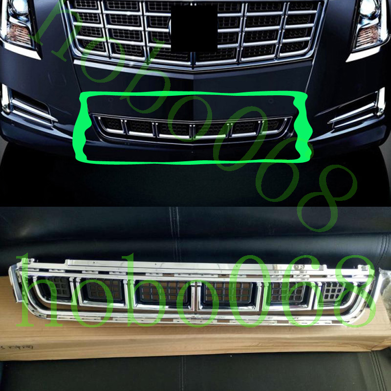 

1pcs For Cadillac XTS 2013-15 Car Auto Front Bumper Lower Grid Grille Cover Decorative Trim diy