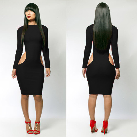 

Sexy 2 Piece Women Set Sexy Evening Club Bodycon Dress Party Dress Slim Woman Set Girl's Clothing Pack, Black;gray