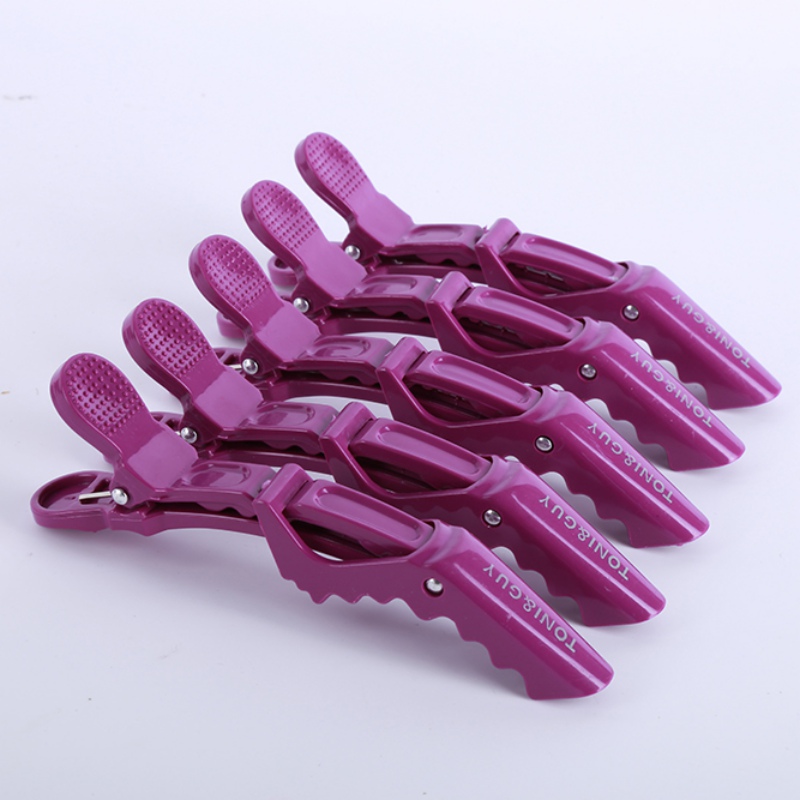 

Wholesale- Beak Sectioning Clips Crocodile Hairdressing Salon Clamps Hair Grip 6 pcs